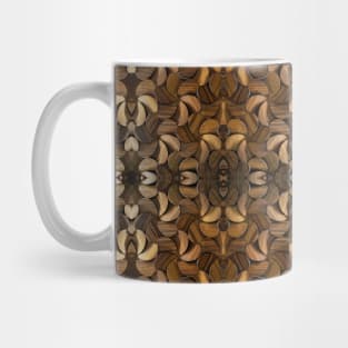 Minimalist Pinwheel of Wood Mug